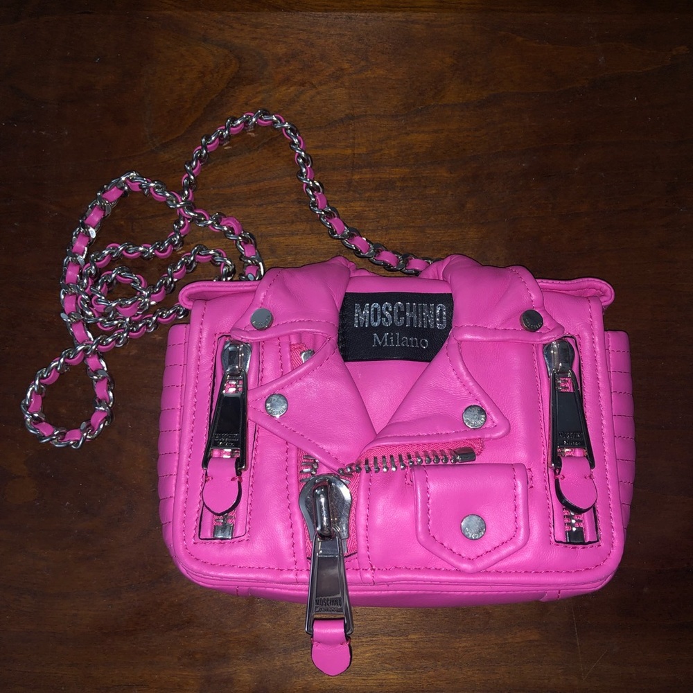 Authentic Moschino Barbie Biker Bag - Picture 2 of 8